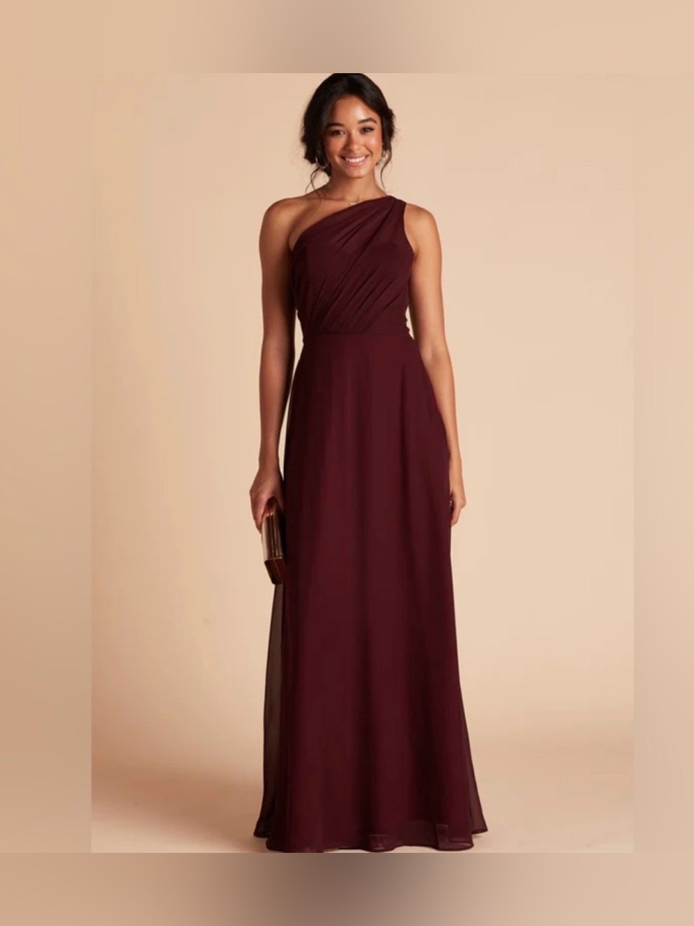 Birdy Grey KIRA DRESS CHIFFON CABERNET LARGE BRIDESMAID WEDDING NEW NWT WEDDING